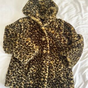 OshKosh B'gosh Animal Print Faux Fur Jacket